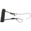 Luxshiny Gancio Resistente e Facile da Fissare per Immersione Subacquea in Acciaio Inossidabile con Cordino a Molla e Clip per Immersioni Professionali e Ricreative in Correnti Forti