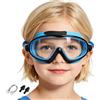 Generisch Set di occhialini da nuoto per bambini, con clip per il naso e tappi per le orecchie, a prova
