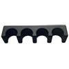Qianly Portacue Biliardo Supporto Stecche Appoggio Striscia Reggistecche Scanalature Superiori per Mantenere Le Stecche a Portata PC Morbido Delicato sulle, 4 Fori, Piatto, con Adesivo