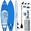 FunWater Tavola Da Stand Up Paddle Gonfiabile Sup Con Pagaia, 3 Pinne, Zaino, Pompa, Kit Di Riparazione E Laccio Di Sicurezza
