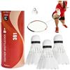 Generico Volani Da Badminton, Confezione Da 3 Palline Da Allenamento Per Testa In Sc