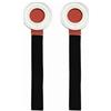 Folpus Fascia Allenamento Baseball Cinghia Lancio Softball Cinturino Coscia Elastico Disco Morbido Regolabile Struttura Rinforzata per Memoria Muscolare E, Nero+Rosso