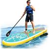 richigblosmum SUP Gonfiabile con Doppia Modalità Motore e Pagaia per Escursioni 700W16A