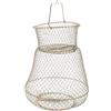 VILLFUL Large capacity fish net, cesto da pesca in metallo pieghevole, close mesh design, rete di protezione, per pesca