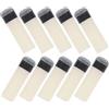 ULTECHNOVO Punte per Stecca da Biliardo Plastico, 11mm, 10 Pezzi | Design a Innesto, Ghiera in Plastica, Bianco, Accessori per Tavoli da Piscina e Sessioni di Pratica