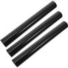 GATHINESS 3 Pezzi Testimone Staffetta in Lega di Alluminio 3, 8cm | Nero, Design Leggero Presa Ottimale, Adatto a Gare Scolastiche e Prove su Campo All'aperto