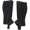 Baxnore Mezza Cuffia equestre in Rete Flessibile Nera da 2 Pezzi per Protezione da Equitazione per Bambini