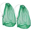 ULDIGI 2 Pezzi Borsone da Pesca Portatile in Nylon Verde per Pesci