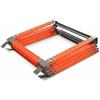 FytStycale di Agilità per Bambini Allenamento Attrezzo Coordinazione Scaletta Sport Attrezzo Fitness Pieghevole in PP Flessibile per Migliorare Passi Rapidi