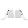 HOUDERCO 2 Pezzi Campanaccio da Tifo in Metallo Bianco da 4 Pollici