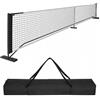 Hellery Rete Pickleball Rete da Allenamento Rete da Gioco Regolare Rete Portatile Telaio Stabile con Supporti Antiscivolo E Borsa Compatta Adatta per Scuole, Nero E Bianco, Rete