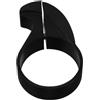 Yardwe Protezione Catena Bici da Corsa Guida Catena Plastico Nero Antiscivolo per Uso Outdoor Accessorio Ciclismo per Mountain Bike