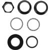 GLEAVI Cuffia per Bicicletta Esterna 25, 4mm Metallo Nero