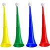 KACCDE Confezione da 4 corni telescopici per giochi sportivi, 41 cm / 16,14 pollici PP Stadio Noisemakers per feste e scuola Pep evento corno forniture squadra forniture laurea celebrazione festa