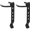 LALAFINA 2 Pezzi Clip da Cintura per Torcia Elettrica in Ferro Resistente Presa Stabile e Rotazione a 360 Gradi, per Campeggio e Ispezioni All'aperto
