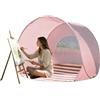 Generico Tenda Da Spiaggia Portatile, Tenda Da Spiaggia Portatile, Protezione Legger | Ripari per il sole da campeggio per adulti Picnic all'aperto Piscina nel cortile Viaggi Sport estivi Cane
