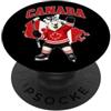 Canada Flag Canadian Polar Bear Tees Bandiera Canada Orso polare canadese PopSockets PopGrip Adesivo