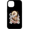 Catholic Core Catholiccore Aesthetic Got Custodia per iPhone 13 Kiwi Uccello Coquette Cristiano Religioso Arco Floreale Rose Stella