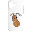 Punny Bone Custodia per iPhone 16 It's Nut My Fault Divertente gioco di parole con arachidi