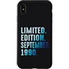 Limited Edition September 1990 Legendary Custodia per iPhone XS Max Settembre 1990 Anno 1990 Retro 1990 Vintage Edizione Limitata