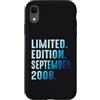 Limited Edition September 2008 Legendary Custodia per iPhone XR Settembre 2008 Anno 2008 Retro 2008 Vintage Edizione Limitata