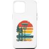 Set per principianti di disc golf con ce Custodia per iPhone 12 Pro Max Disc Golf Discs Basket Motivo vintage retrò Forest Lake