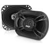 Pyle Casse Auto Stereo 4 Vie 15x23 Centimetri 500 Watt Quadriaxiali, Altoparlanti Pro Audio Universali con Surround in Gomma Butilica Anti-Fatica, Sostituzione Rapida, Set di 2