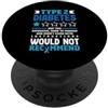 Diabetes Awareness Shirt Diabetic Gifts Diabete di tipo 2 Consapevolezza del diabete guerriero T2D PopSockets PopGrip Adesivo