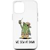 Funny Frog Meme Sewing Humor Gifts Men W Custodia per iPhone 12/12 Pro We Sew At Dawn Frog Meme Funny Frog Cucire sarta sarta