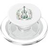 Disegni Artistici Violino Floreale Vinta Violino Floreale Vintage Musica Classica PopSockets PopGrip per MagSafe