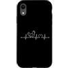Farm Animal Lover Designs Custodia per iPhone XR Amante degli animali da fattoria con battito cardiaco di