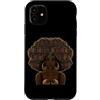 Black Women Reading Books Black History Custodia per iPhone 11 Donne nere Bibliotecaria Afro Hair Library Book Lover Teacher