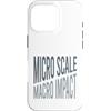 Whyitsme Design Custodia per iPhone 16 Pro Microbiologia Micro scala, impatto macro