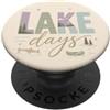 Quiet Lake Mornings Carino Lake Days Cabin Weekend Vacanza Vibe PopSockets PopGrip Adesivo