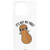 Punny Bone Custodia per iPhone 15 Pro It's Nut My Fault Divertente gioco di parole con arachidi