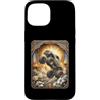 Catholic Core Catholiccore Aesthetic Got Custodia per iPhone 15 Monster Truck Coquette Christian - Croce floreale a forma di rosa