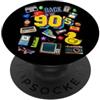 Bahaa's Tee Retro Back To 90's, Nostalgia per gli anni Novanta Grafica PopSockets PopGrip Adesivo