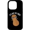 Punny Bone Custodia per iPhone 14 Pro It's Nut My Fault Divertente gioco di parole con arachidi