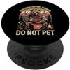 Do Not Pet Husband Men's Funny Emotional Do Not Pet Festa del papà Papà Divertente Supporto emotivo Marito PopSockets PopGrip Adesivo