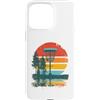 Set per principianti di disc golf con ce Custodia per iPhone 15 Pro Max Disc Golf Discs Basket Motivo vintage retrò Forest Lake