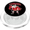 Canada Flag Canadian Polar Bear Tees Bandiera Canada Orso polare canadese PopSockets PopGrip per MagSafe