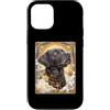 Catholic Core Catholiccore Aesthetic Got Custodia per iPhone 12/12 Pro Labrador Lab Coquette Rosario Cristiano Pasqua Floreale Rosa