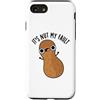 Punny Bone Custodia per iPhone SE (2020) / 7/8 It's Nut My Fault Divertente gioco di parole con arachidi