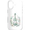 Disegni Artistici Violino Floreale Vinta Custodia per iPhone 17 Violino Floreale Vintage Musica Classica