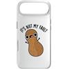 Punny Bone Custodia per iPhone Air It's Nut My Fault Divertente gioco di parole con arachidi