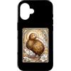 Catholic Core Catholiccore Aesthetic Got Custodia per iPhone 16 Kiwi Bird Coquette Christian Pasqua Floreale Roary Croce