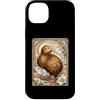 Catholic Core Catholiccore Aesthetic Got Custodia per iPhone 14 Plus Kiwi Bird Coquette Christian Pasqua Floreale Roary Croce