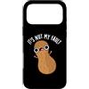 Punny Bone Custodia per iPhone 17 Pro Max It's Nut My Fault Divertente gioco di parole con arachidi