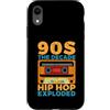 90s Hip Hop Gifts Custodia per iPhone XR Anni '90 Il decennio Hip Hop esploso Anni '90 Hip Hop