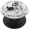 Hollow Ink Studio Lettore scheletro con caffeina completamente prenotato PopSockets PopGrip Adesivo